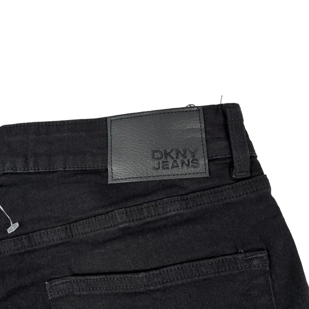 New Mens DKNY Jeans Bedford Slim Black Denim Size 32x30 NWT $79